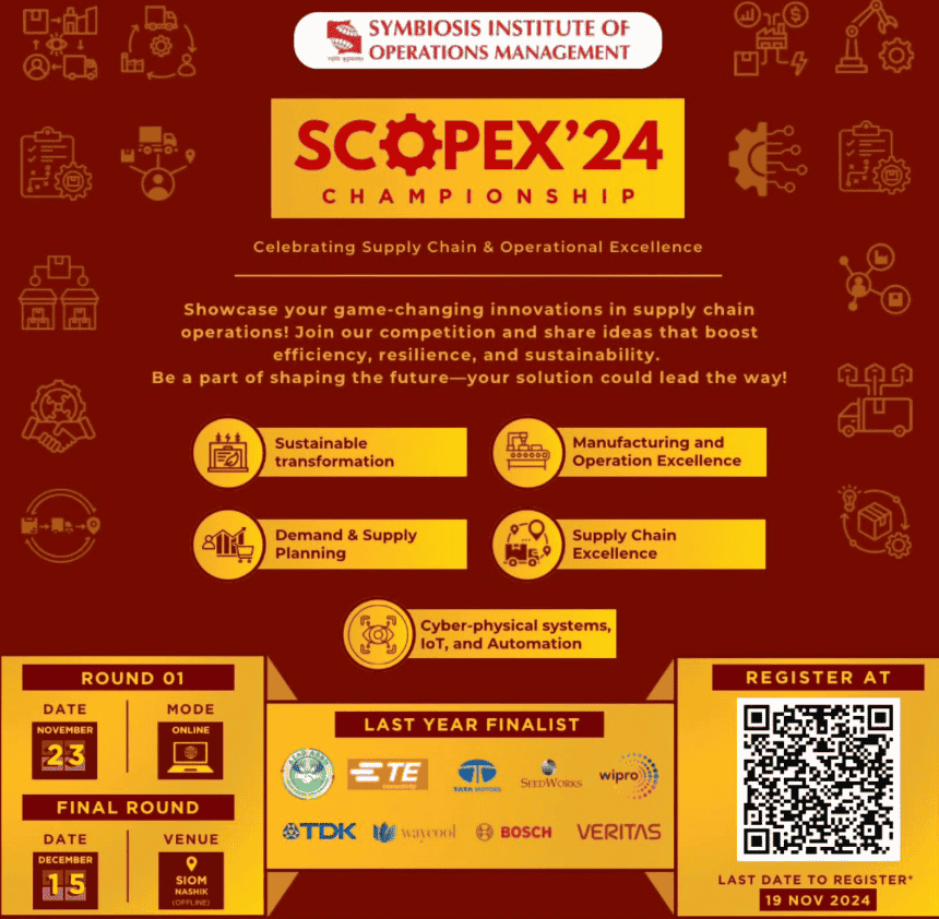 SCOPEX'24 Supply Chain and Operations Excellence event 2024